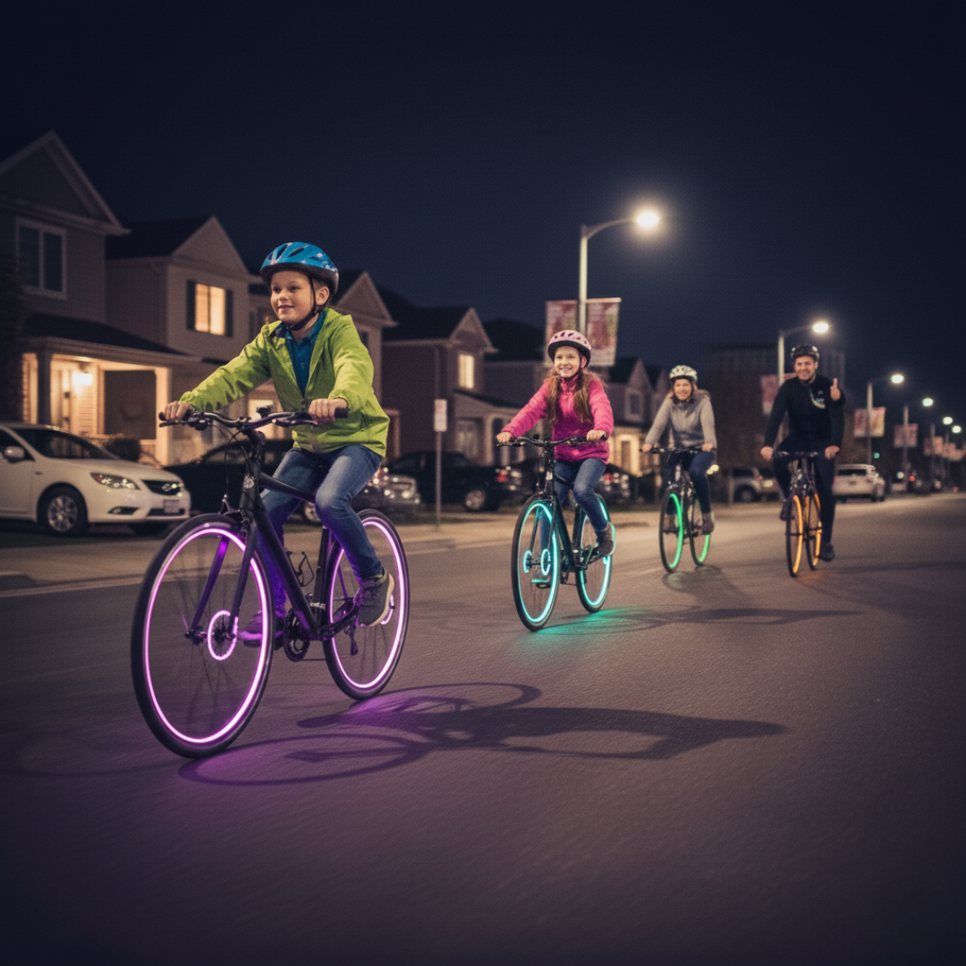 HaloCycle Light™️ – Sikker cykling med en magisk lysring