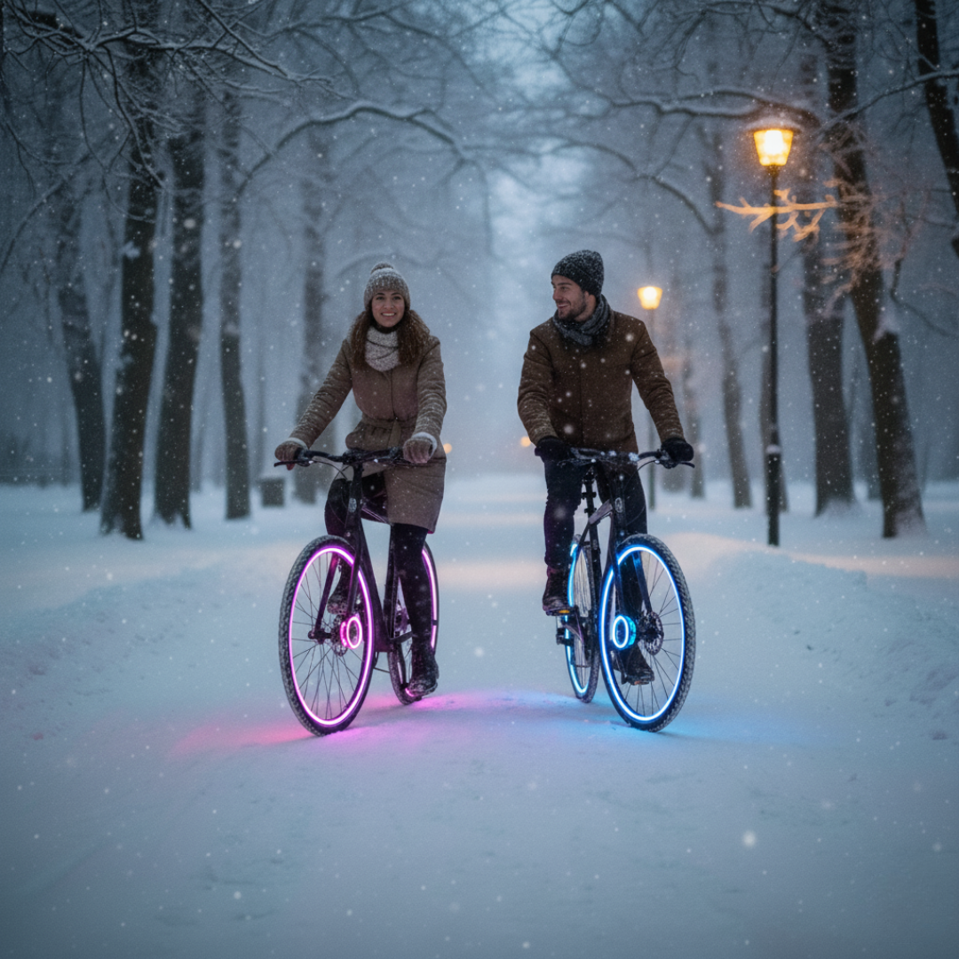 HaloCycle Light™️ – Sikker cykling med en magisk lysring